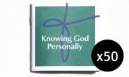 50 x Knowing God Personally Tracts