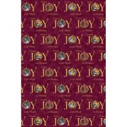 Joy 6 Gift Wrap & 6 Tags