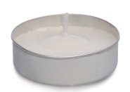 White Metal St Patrick 2 hr Tea Lights - Pack of 125