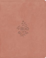 ESV Single Column Journaling Bible (TruTone, Blush Rose, Wildflower Design)