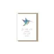 Be Still Little Note Encouragement Single Card