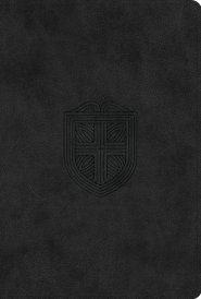 ESV Men's Study Bible (TruTone, Charcoal, Shield Design)