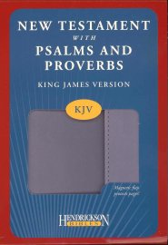 KJV New Testament with Psalms and Proverbs: Lavender, Imitation Leather, Flap Closure