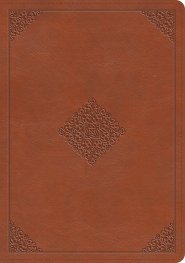 ESV Study Bible (TruTone, English Saddle, Ornament Design)