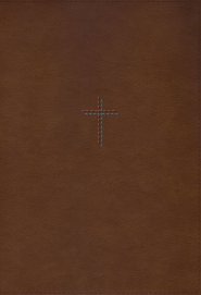 NIV, Quest Study Bible, Large Print, Leathersoft, Brown, Thumb Indexed, Comfort Print