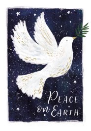 Peace Dove Charity Christmas Cards Pack of 10