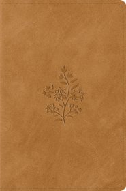 ESV Compact Bible (TruTone, Nubuck Caramel, Wildflower Design)