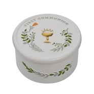 Faith & Hope Resin Trinket Box - Communion