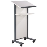 White Panel Front Lectern