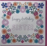 Happy Birthday Sister Greeting Card