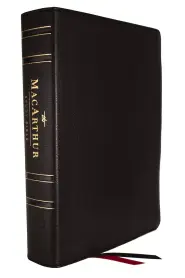 LSB MacArthur Study Bible 2nd Edition: Unleashing God's Truth One Verse at a Time (Black Genuine Leather, Comfort Print)