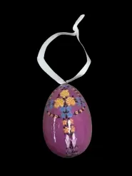 Large Hanging Egg - Purple