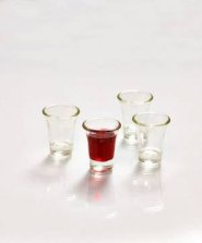 Glass Communion Cups - Box of 20 - Flared Glass - 1.5 inch tall