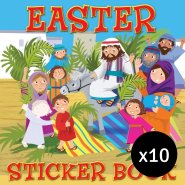 10 x Easter Sticker Book