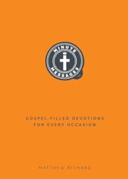 Minute Messages: Gospel-Filled Devotions for Every Occasion