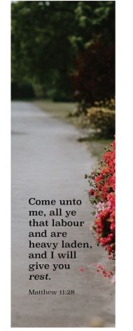 Bookmark-All Ye That Labour (Matthew 11:28-29) (Pack Of 25)