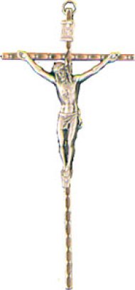 6" Metal Crucifix