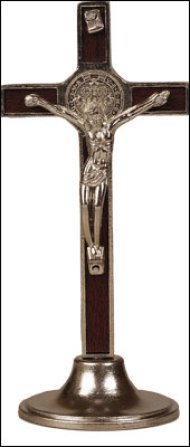 4 3/4" Standing Benedict Crucifix