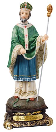 5" Saint Patrick Florentine Statue