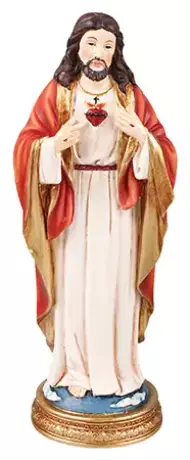 Renaissance 5 inch Statue - Sacred Heart