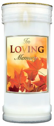 In Loving Memory Single Pillar Candle