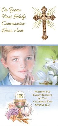 Son Communion Boxed Card