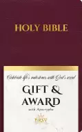 NRSV Updated Edition Gift & Award Bible with Apocrypha (Imitation Leather, Burgundy)