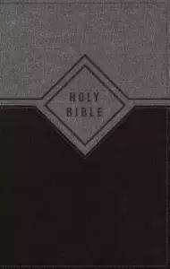 NIV Premium Gift Bible, Leathersoft, Black/Gray, Red Letter Edition, Comfort Print