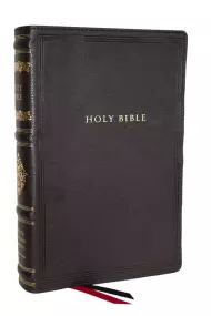 RSV Personal Size Bible with Cross References, Black Leathersoft, Thumb ...