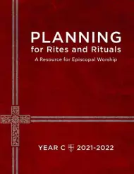 Planning For Rites And Rituals: A Resource For Episcopal Worship, Year ...