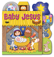 'baby Jesus' Board Book - Childrens' Nativity Story Book - Christmas 