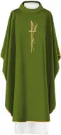 Green Chasuble (Length 129cm x Width 150cm)