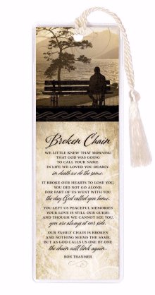 Bookmark-Silhouette-Broken Chain (Pack Of 6)