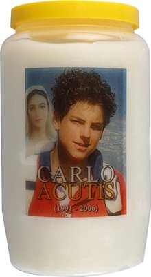 Carlo Acutis Votive Candle - Single