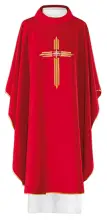 Red Chasuble (Length 129cm x Width 150cm)