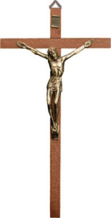 6" Wood Crucifix