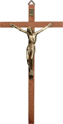 8" Wood Crucifix