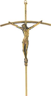 6" Metal Crucifix