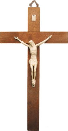 10" Wood Crucifix