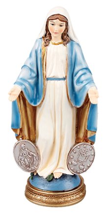 5" Miraculous Medal Renaissance Statue