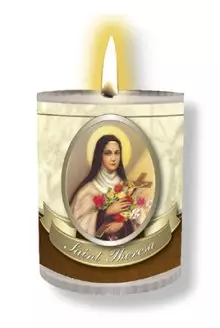Saint Theresa 24 Hour Votive Candle
