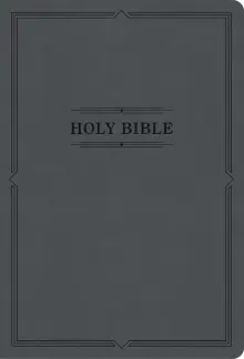 KJV Large Print Thinline Bible, Value Edition, Charcoal