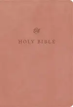 ESV Large Print Compact Bible (TruTone, Blush Rose)