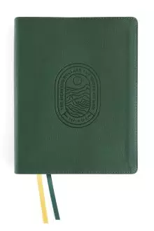 NIV, Journal the Word Bible (Perfect for Note-Taking), Leathersoft, Green, Red Letter, Comfort Print