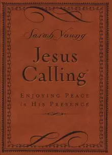 Jesus Calling, Small Brown Leathersoft, with Scripture References