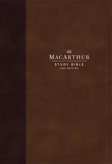 NKJV, MacArthur Study Bible, 2nd Edition, Leathersoft, Brown, Comfort Print