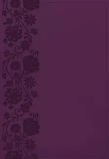 KJV Holy Bible: Large Print Single-Column with 43,000 End-of-Verse Cross References, Purple Leathersoft, Personal Size, Red Letter, Comfort Print: King James Version