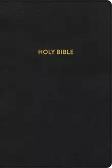 KJV Rainbow Study Bible, Black LeatherTouch