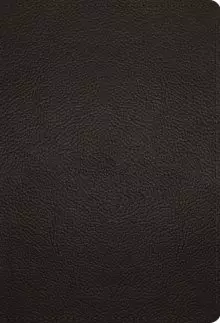 ESV Large Print Compact Bible, Red Letter (Buffalo Leather, Deep Brown)