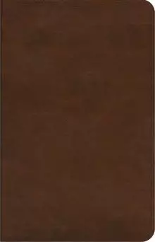 ESV Concise Study Bible, Brown, Imitation Leather, Glossary, Study Notes, Maps, Charts, Illustrations, Articles, Book Introductions